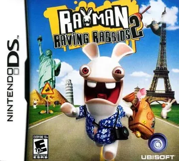 Rayman - Raving Rabbids 2 (USA) (En,Fr,Es) box cover front